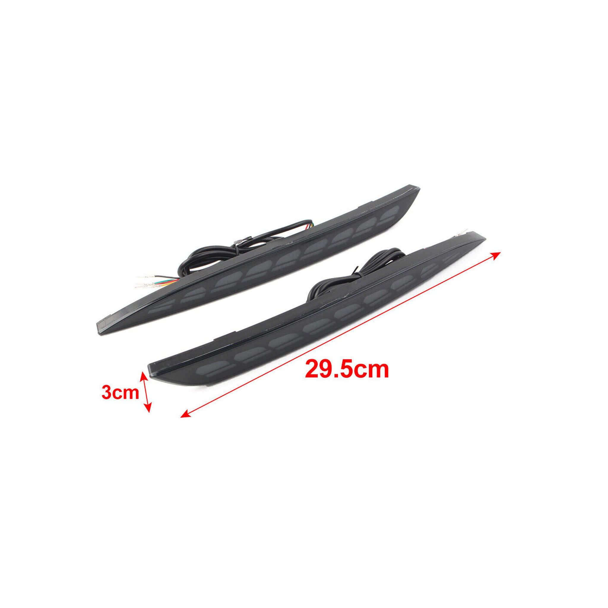 Tesla Model 3-Y Rear Bumper Tail Light - Black Version