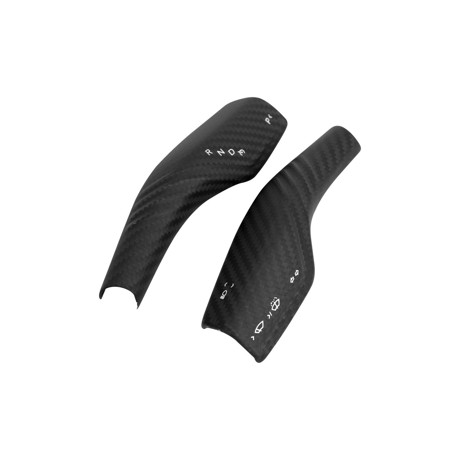 DRY Carbon Fiber Turn Signal Stalk Covers Model 3 & Y