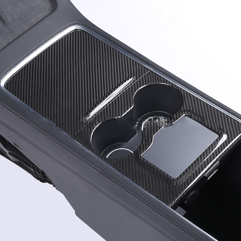 Model 3/Y DRY Carbon Fiber Center Console Trim Panel Cover