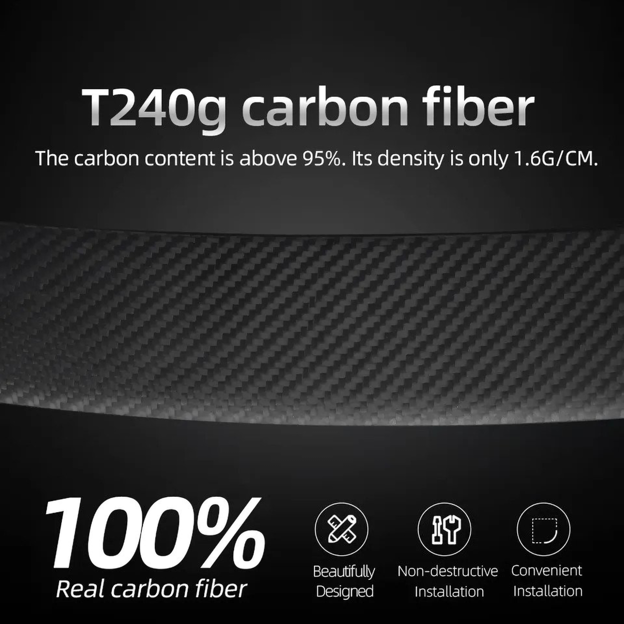 Model 3/Y DRY Carbon Fiber Rear Trunk Lip Spoiler