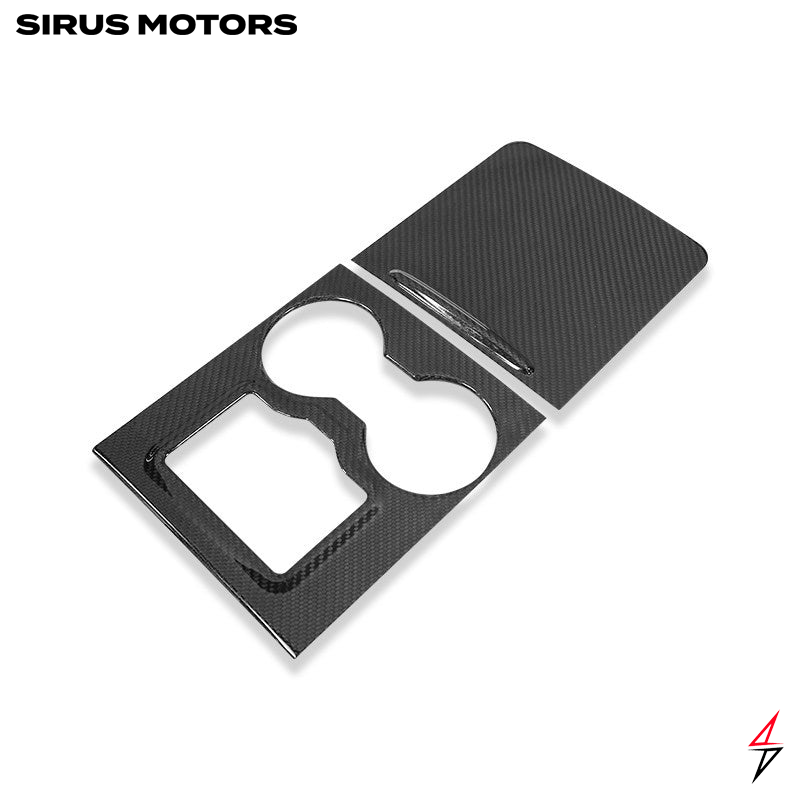 Model 3/Y DRY Carbon Fiber Center Console Trim Panel Cover